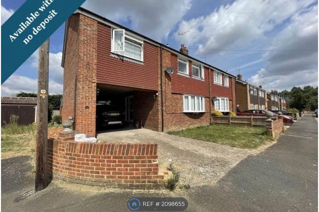 Thumbnail Semi-detached house to rent in Swallowfield, Willesborough, Ashford