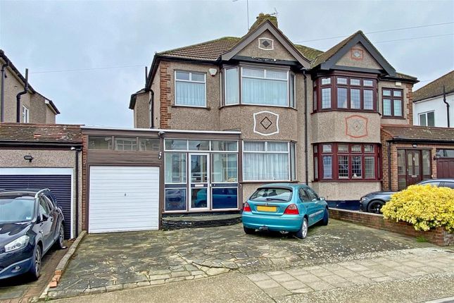 Thumbnail Semi-detached house for sale in Goodwood Avenue, Hornchurch