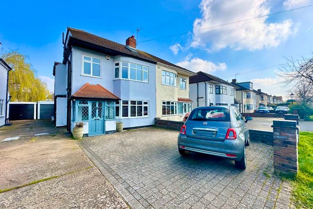 Thumbnail Semi-detached house for sale in Redden Court Road, Harold Wood, Romford