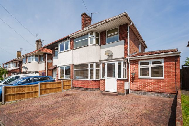 Thumbnail Semi-detached house for sale in Welcombe Avenue, Braunstone, Leicester