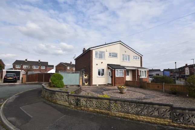 Semi-detached house for sale in Weymouth Road, Burtonwood, Warrington