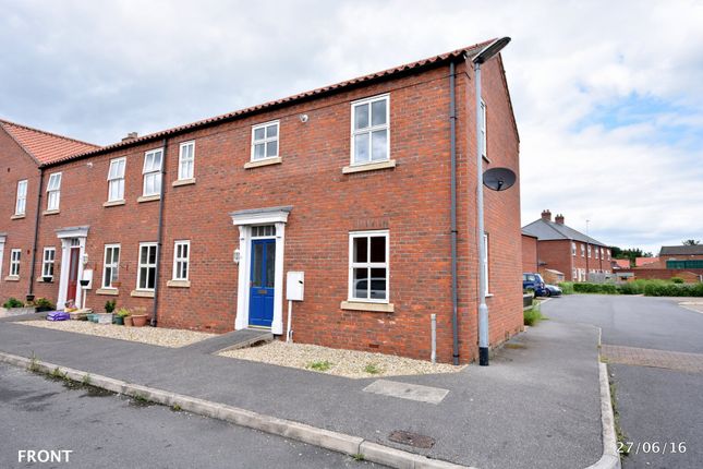 Thumbnail End terrace house to rent in Curtis Close, Horncastle