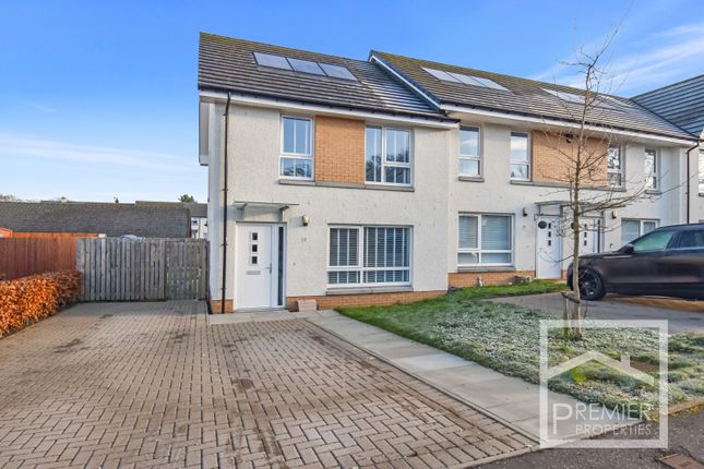 Thumbnail End terrace house for sale in Rosewood Gardens, Uddingston, Glasgow