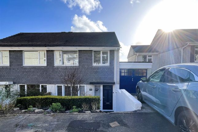 Thumbnail Semi-detached house for sale in Chestnut Close, Bishopsmead, Tavistock...