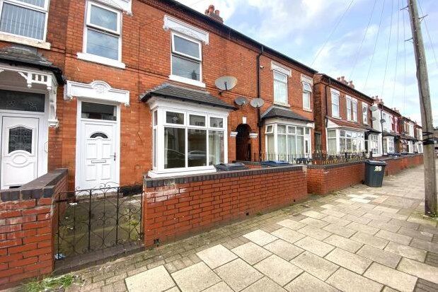 Thumbnail Terraced house to rent in Edmund Road, Birmingham