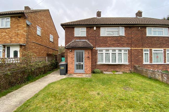 Thumbnail Semi-detached house to rent in Wentbridge Path, Borehamwood, Hertfordshire