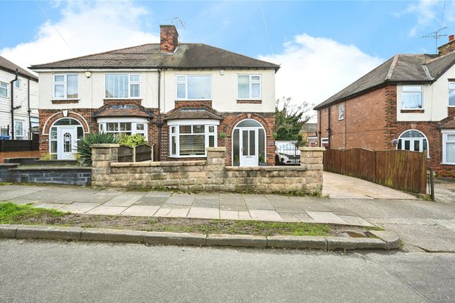 Semi-detached house for sale in Beech Hill Avenue, Mansfield, Nottinghamshire