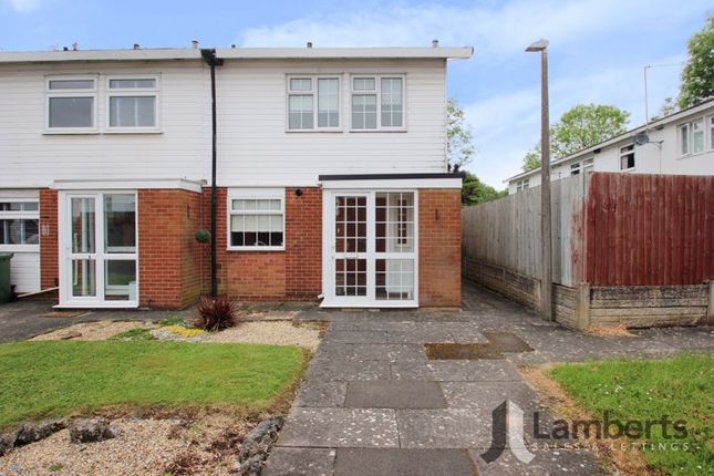 Thumbnail End terrace house for sale in Evenlode Close, Lodge Park, Redditch
