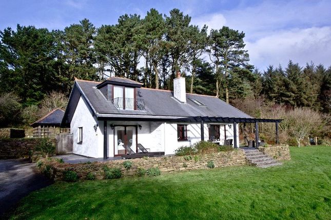 Detached house for sale in The Lodge, St. Breock, Wadebridge, Cornwall