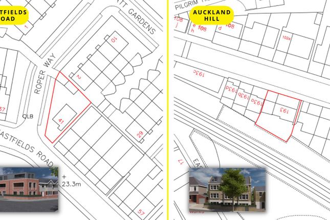 Thumbnail Land for sale in Auckland Hill, London