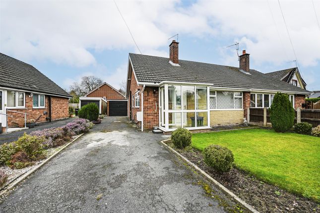 Thumbnail Semi-detached bungalow for sale in Margery Avenue, Scholar Green, Staffordshire