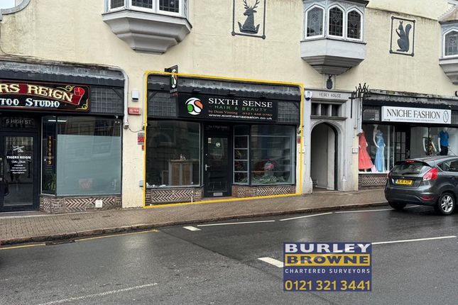 Retail premises to let in 5-High Street, Sutton Coldfield, West Midlands