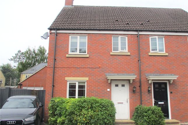Thumbnail End terrace house to rent in Cossor Road, Pewsey, Wiltshire