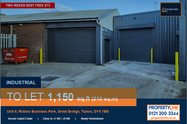 Industrial to let in Bagnall Street, Tipton