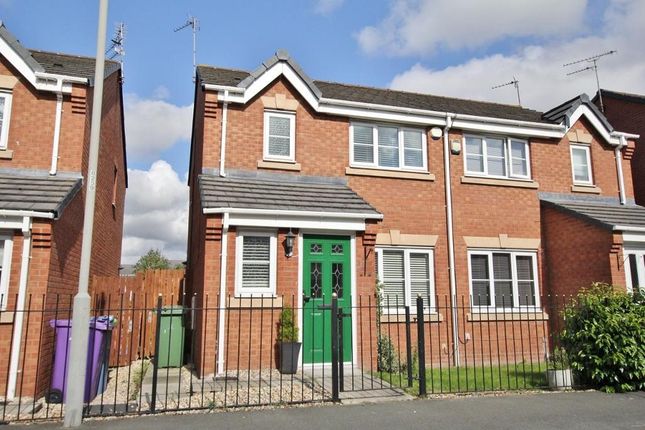 Thumbnail Semi-detached house to rent in Woolmoore Road, Hunts Cross, Liverpool, Merseyside
