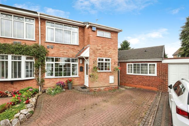 Thumbnail Semi-detached house for sale in The Greenway, Marston Green, Birmingham