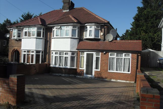 Thumbnail Semi-detached house to rent in Wembley, Middlesex