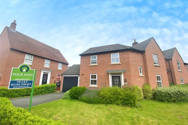 Thumbnail Detached house to rent in Slatewalk Way, Glenfield, Leicester