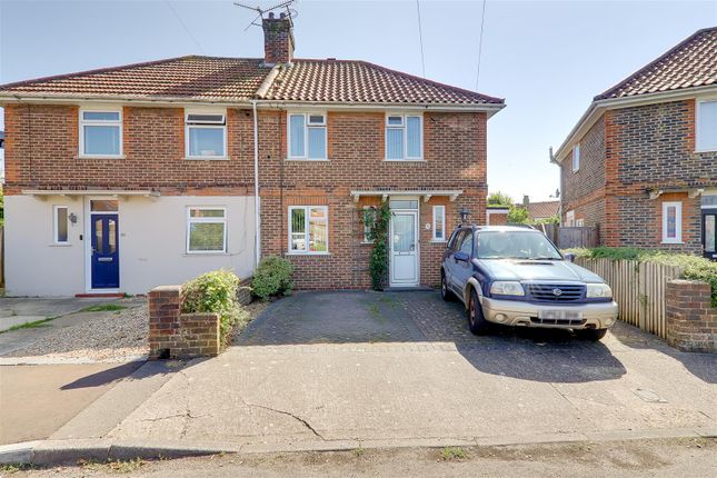 Thumbnail Semi-detached house for sale in Thackeray Road, Broadwater, Worthing