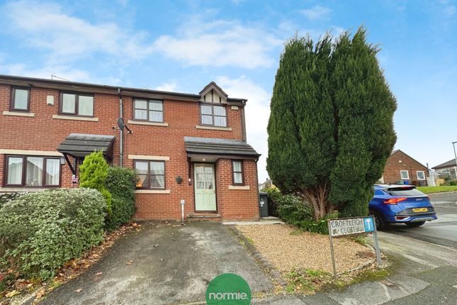 Thumbnail Terraced house for sale in Croftleigh Close, Whitefield
