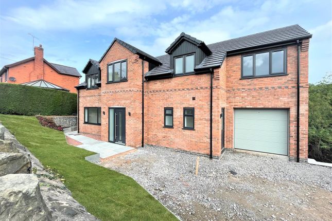 Thumbnail Detached house for sale in Wrexham Road, Moss, Wrexham