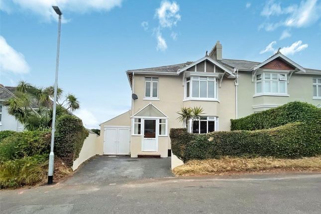 Thumbnail Semi-detached house for sale in Holwell Road, Brixham, Devon