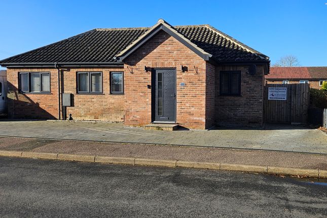 Thumbnail Detached bungalow for sale in Falconer Avenue, Old Newton, Stowmarket