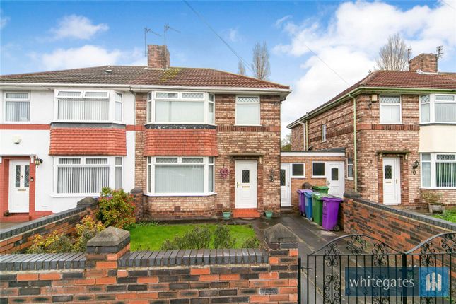 Thumbnail Semi-detached house for sale in Barford Road, Hunts Cross, Liverpool, Merseyside