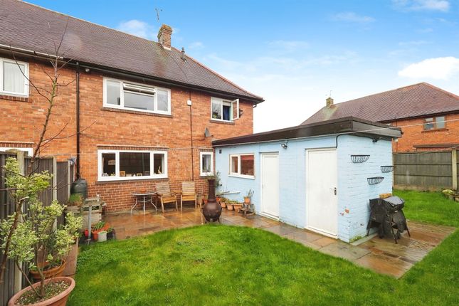 Semi-detached house for sale in Carrfields, Horsley Woodhouse, Ilkeston