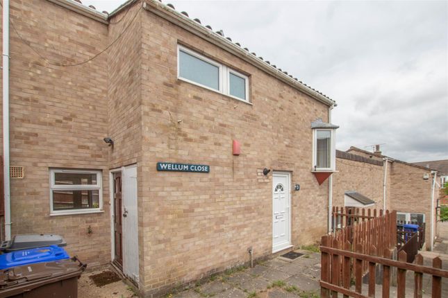 Thumbnail End terrace house for sale in Wellum Close, Haverhill