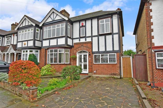 Thumbnail End terrace house for sale in Lincoln Gardens, Ilford, Essex