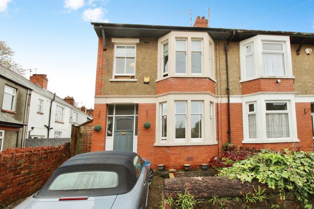 Thumbnail End terrace house for sale in Copleston Road, Llandaff North, Cardiff