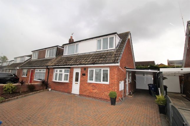 Thumbnail Semi-detached house for sale in Bishopsgate Lane, New Rossington, Doncaster, South Yorkshire