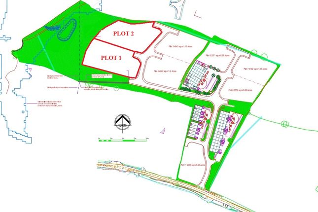 Thumbnail Land for sale in Blackdown Place, Cullompton