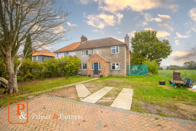 Thumbnail Semi-detached house for sale in Heath Road, Fordham Heath, Colchester, Essex