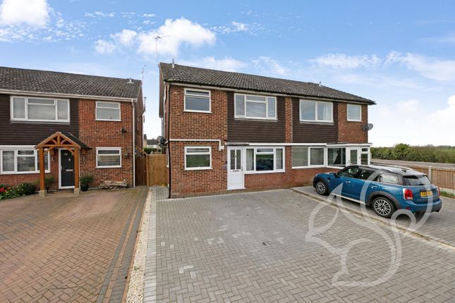 Thumbnail Semi-detached house for sale in Ashbury Drive, Marks Tey, Colchester