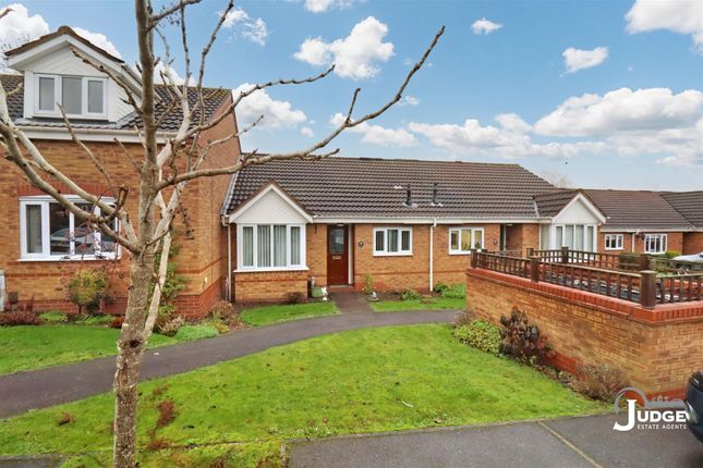 Thumbnail Terraced bungalow for sale in Broughton Close, Anstey, Leicestershire