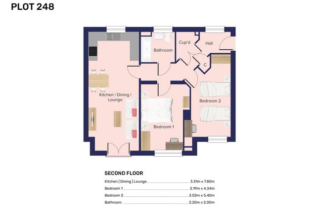 Plot 248 Foxgloves At Meadow View, 45, Radley Avenue, Witham photo 2