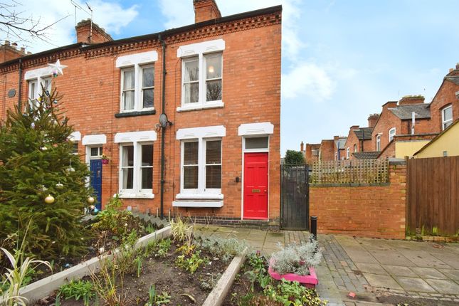 Thumbnail End terrace house for sale in Seymour Road, Leicester