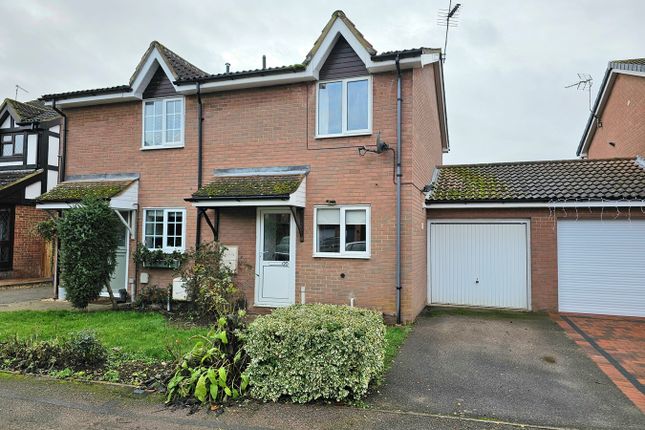 Thumbnail Semi-detached house for sale in Hamden Way, Papworth Everard, Cambridge