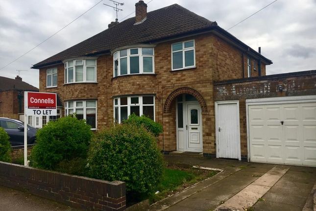 Thumbnail Semi-detached house to rent in Chellaston Road, Wigston