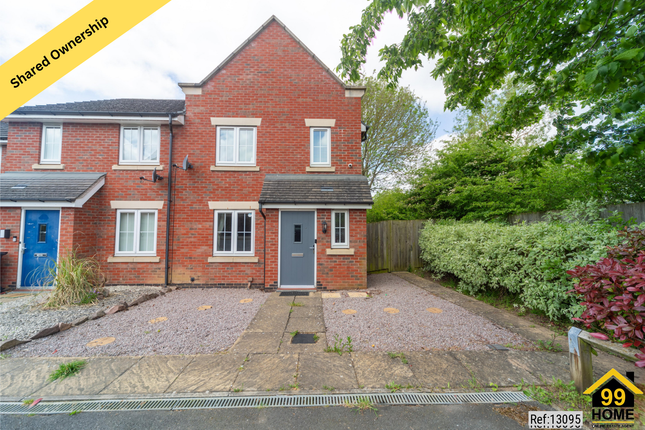 Thumbnail End terrace house for sale in Fleming Drive, Melton Mowbray, Leicestershire