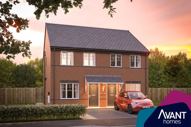Thumbnail Semi-detached house for sale in "The Askern" at Cookson Way, Brough With St. Giles, Catterick Garrison