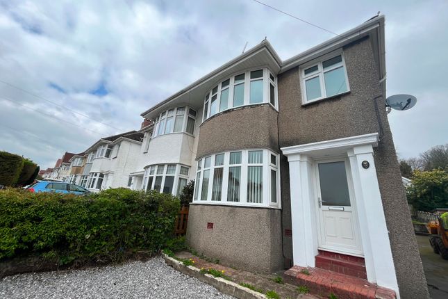Thumbnail Semi-detached house to rent in Harlech Crescent, Sketty, Swansea