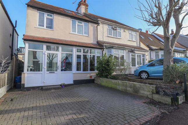 Thumbnail Semi-detached house for sale in Chalkwell Park Drive, Leigh-On-Sea