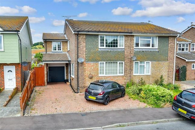 Semi-detached house for sale in Kingfisher Avenue, Hythe, Kent