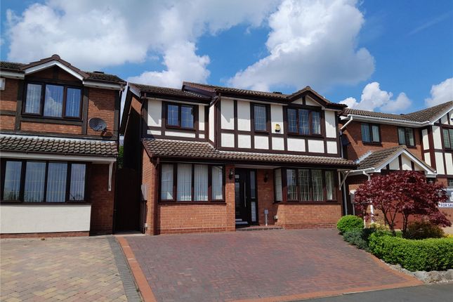 Thumbnail Detached house for sale in Burleigh Close, Hednesford, Cannock, Staffordshire