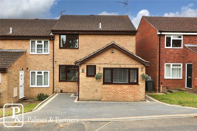Thumbnail End terrace house for sale in Lupin Road, Ipswich, Suffolk