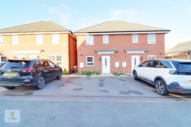 Semi-detached house for sale in Wadeley Close Hednesford, Cannock, Staffordshire