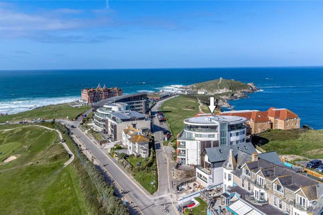 Thumbnail Flat for sale in Headland Road, Newquay, Cornwall